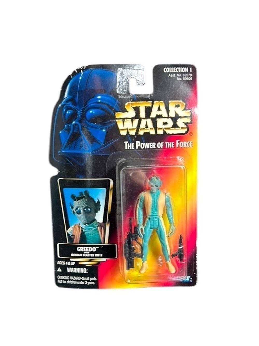 Vintage 1998 Star Wars Greedo With Rodlan Blaster Rifle Action Figure